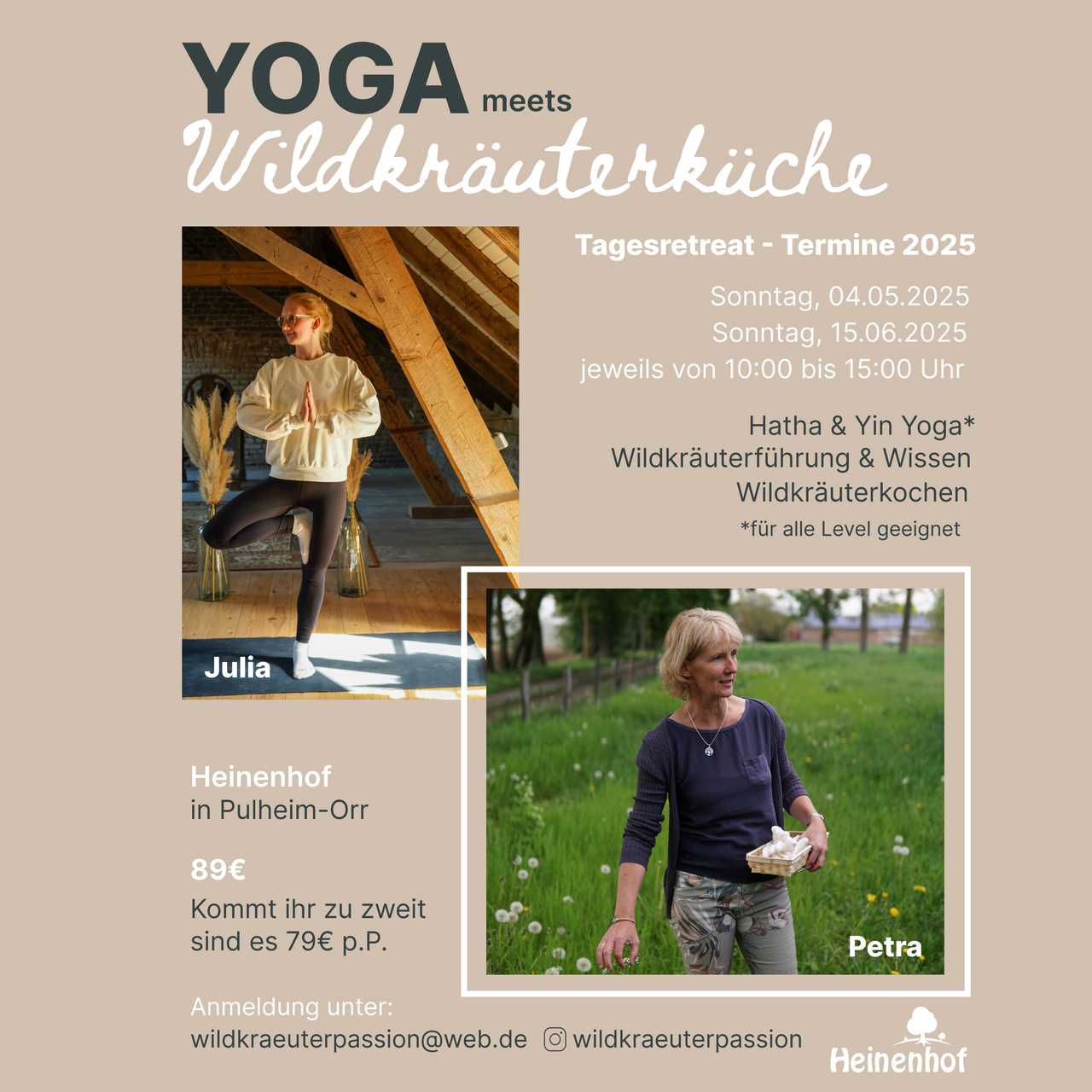 Yoga meets Wildkräuter