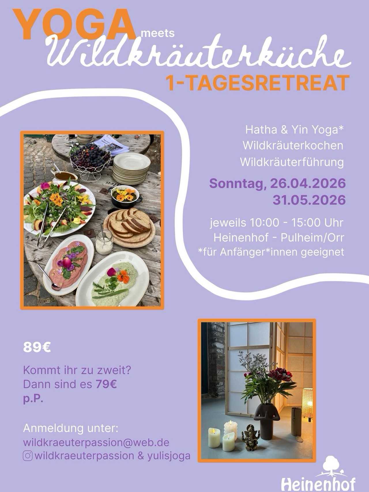 Yoga meets Wildkräuter